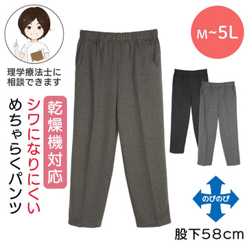 乾燥機対応 シワになりにくいめちゃらくパンツ sa3766