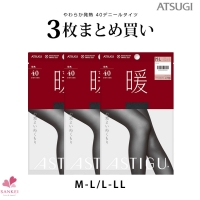 ATSUGI★アスティーグ【暖】40デニール★3足組発熱タイツ(タイツ)